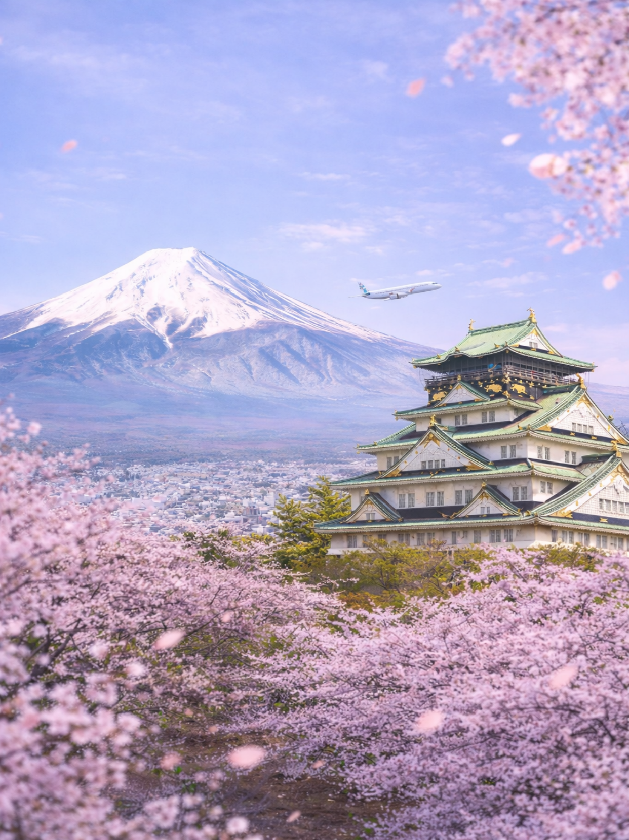 東京・富士山・京都・奈良・大阪 6日5泊 春限定